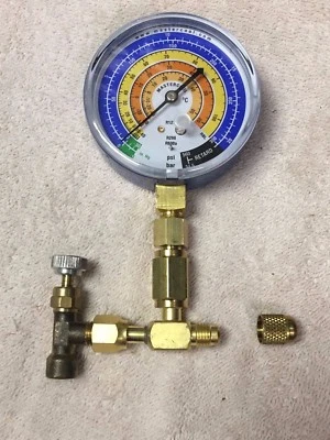 R600a, R290, R1270 Can Taper with Gauge, Made for the Self-Sealing 7/16" Cans  - Image 1 of 3