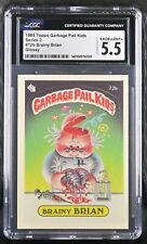 1985 Garbage Pail Kids #72b BRAINY BRIAN Series 2 Glossy CGC 5.5 (Excellent+)