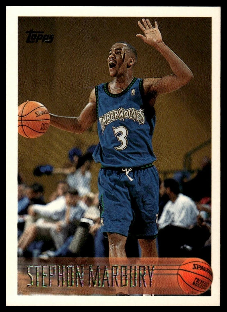 Topp Minnesota Timberwolves Stephon Marbury Basketball Trading