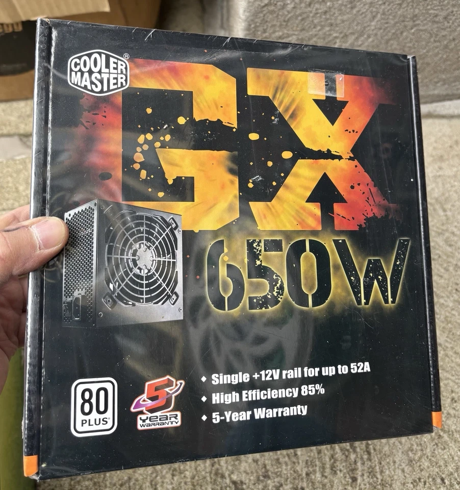 CoolerMaster GX 650W Power Supply - Image 1 of 1