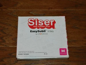 Siser Heat Transfer Vinyl EasySubli Inks by Sawgrass Magenta SG500/SG1000 NEW - Picture 1 of 6