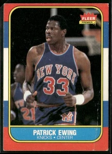 1986-87 Fleer #32 Patrick Ewing (low grade) - Picture 1 of 2