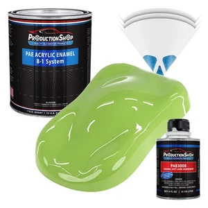 ProductionShop High Gloss Sublime Green Acrylic Enamel Quart Kit, Auto Paint - Picture 1 of 1