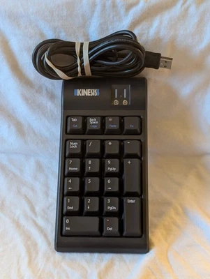 KINESIS Freestyle 2 Numeric Keypad USB Hub AC800H Ergonomic Number Pad Tested - Image 1 of 2
