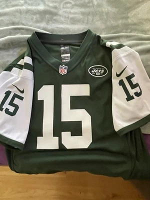 Camiseta Nike Tim Tebow New York Jets NFL #15 verde/blanco Foto 1 de 4