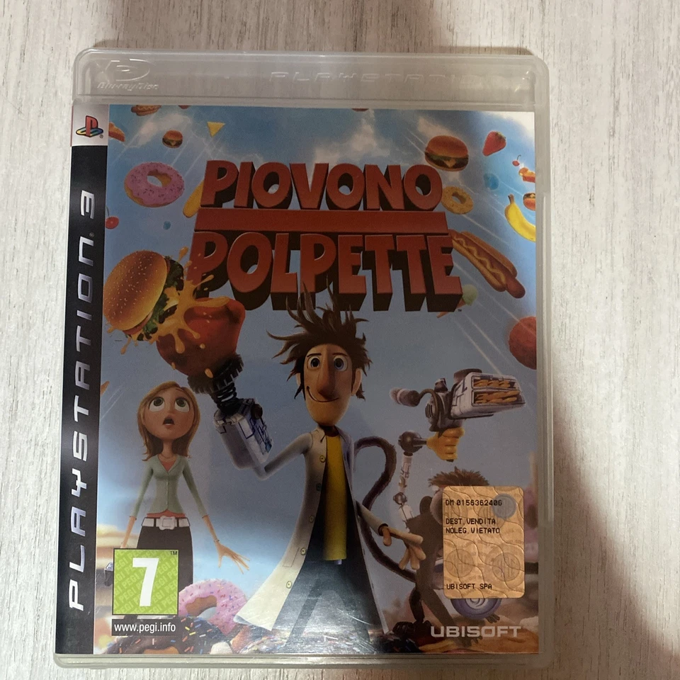 PIOVONO POLPETTE PS3 OTTIME CONDIZIONE ITALIANO MANUALE - Immagine 1 di 4