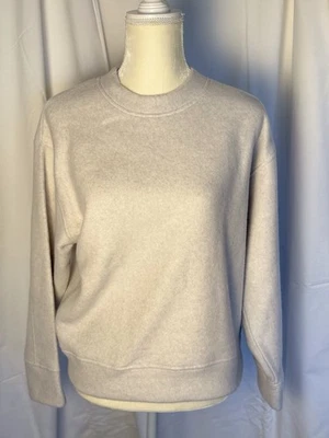 Pullover Vince Boxy Cuello Redondo Vellón Difuso Gris Jaspeado Nuevo con Etiquetas Pequeño $225 Foto 1 de 4