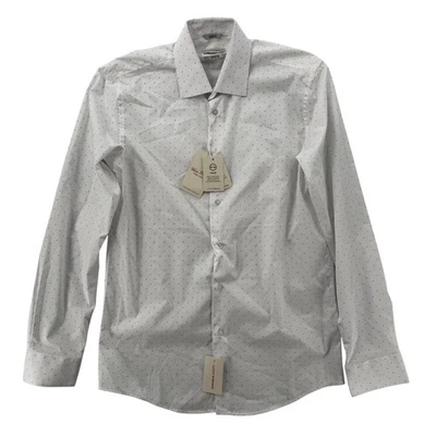 Lucky Brand Shirt Mens Medium Slim Fit Stretch Geometric Dress Long Sleeve NWT - Image 1 of 4