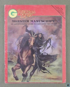 Monster Manuscript (Grenadier Models Dragon Lords) Advanced Dungeons Dragons - Picture 1 of 1
