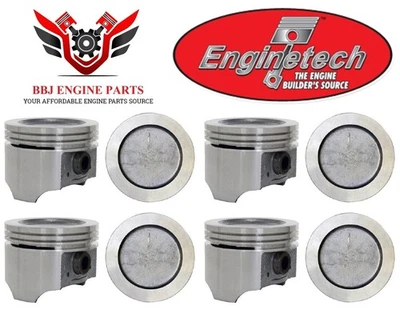 Pistones Oldsmobile 350 V8 Enginetech (8) 1968 - 1980 Foto 1 de 3