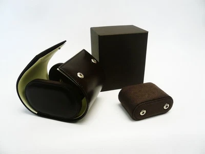 Patek Philippe Brown Leather Travel Case - Image 1 of 4