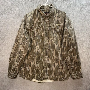 Nomad Shirt Adult XL Camouflage Mossy Oak Bottom Land Camo Outdoors Hunting Mens - Picture 1 of 10