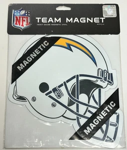 Los Angeles Chargers Team Logo Helmet 8 Inch Car Magnet Heavy Magnetic Vinyl NOS - Picture 1 of 1