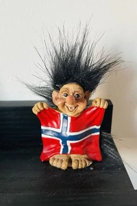 Collectible Norwegian Lucky Troll Souvenir In Great Condition - Picture 1 of 3