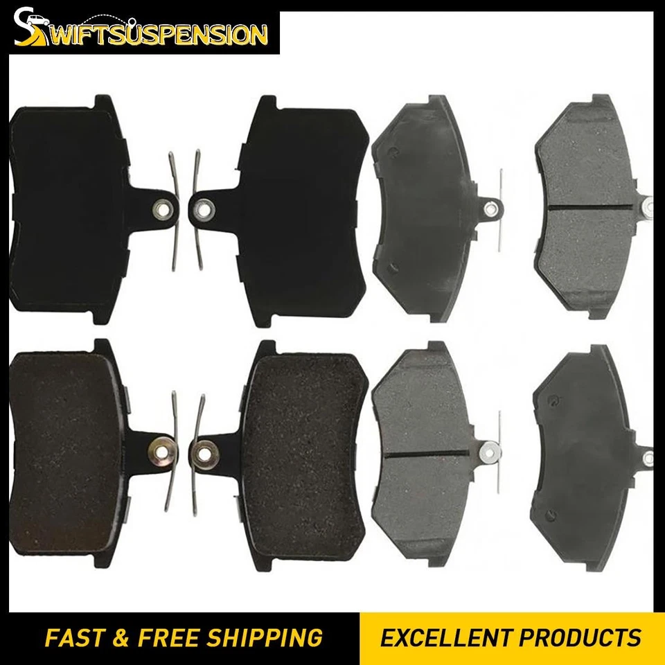 Kit pastillas freno cerámicas delanteras traseras para Audi 4000 Quattro 1984 1985 1986 1987 2,2 L Foto 1 de 4