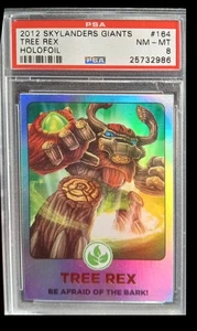 2012 Skylander Giants Topps Tree Rex PSA 8 Europe Limited #164 Holofoil - Picture 1 of 2