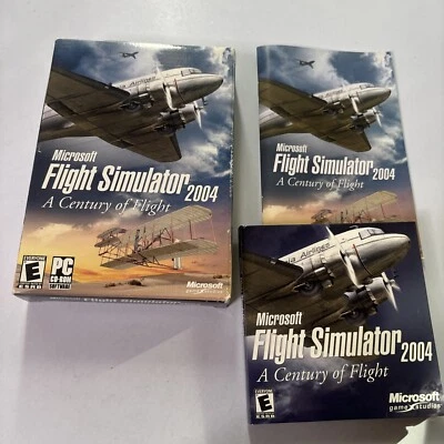 Microsoft Flight Simulator 2004 A Century Of Flight PC CDROM  - Image 1 of 4