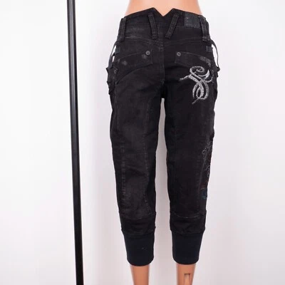 Pantalones cortos para mujer TANKUS 3/4 multi cinturón DRSHDW PUNK diseño japonés talla S Foto 1 de 4