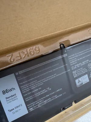 AMPFLOW Genuine New 69KF2 Battery For Dell Precision 5550 Alienware M15 M17 XPS 15 9500