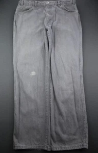 Pantalones de mezclilla Levi's vintage para hombre pierna más recta hechos en EE. UU. gris talla 36x30 - Imagen 1 de 8