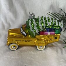 Hallmark 1955 Murray Dump Truck Blown Glass Ornament Kiddie Car Classics 2000