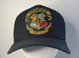 Slytherin House Crest Harry Potter Movie Embroidered Patch on Black Hat - Picture 1 of 2