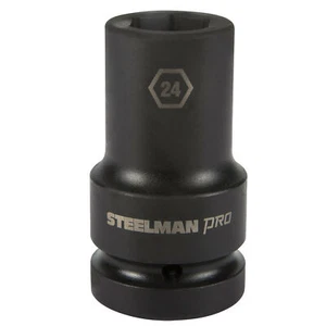 Steelman Pro 1 in. Drive 24mm 6 Point Deep Impact Socket 79288 - Picture 1 of 2
