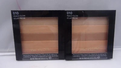 Revlon Highlighting Palette - 010 Peach Glow - New Lot Of 2 - Image 1 of 2