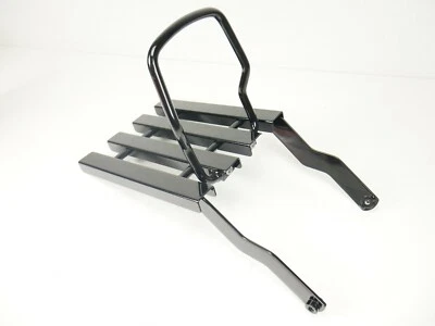 97-08 Harley Davidson Touring Road King & Electra Glide 黑色后行李箱架 — 第 1/4 张图片