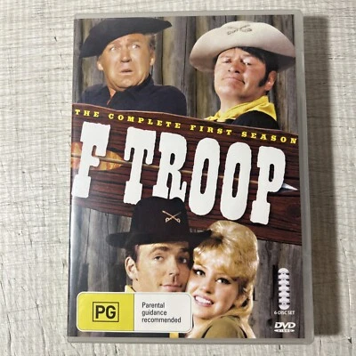 F TROOP The Complete First Season  6 Discs Set Region FREE VGC + Free Postage - image 1 of 4
