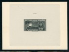 HAITI ABNCo DIE PROOF: Scott #C23 1.25G Black KILLICK on Card $$$