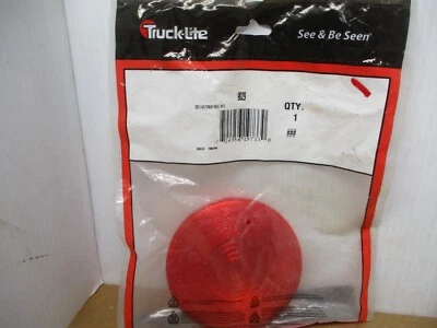 Truck Lite 9029 Signal Stat Tail Light Lens   Round, Red, Acrylic - Image 1 of 3