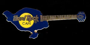 Bali HRC Blue Island Shaped Guitar Pin - Picture 1 of 1