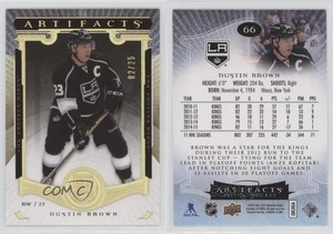 2015-16 Upper Deck Artifacts Gold Spectrum /25 Dustin Brown #66