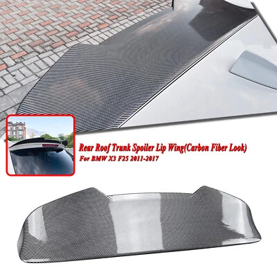 Kit de alerón de techo de maletero trasero de fibra de carbono para BMW X3 F25 2011-2017 2012 Foto 1 de 4