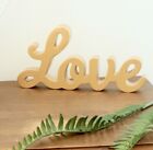 Brand New Large 'love' Gold Golden Letters Ornament Home Decor Furniture  Gift