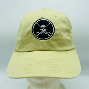 Cappello berretto baseball sport acquatici teschio cross paddle ricamato taglia unica giallo - Foto 1 di 9