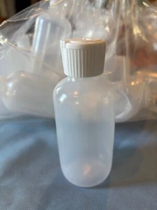 12 NEW Plastic Clear Squeeze Bottles w Dropper Screw Caps Beauty Aids, Crafting - Picture 1 of 5