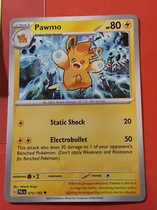 2023 Pokemon Scarlet and Violet Paldea Evolved #75 Pawmo, UC, NF, cd4 - Picture 1 of 3