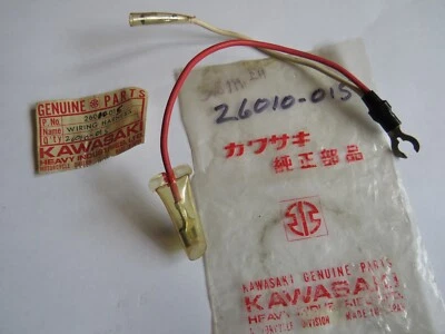 NEW KAWASAKI BATTERY WIRE HARNESS H1 S1 S2 A1 A7 KH A1SS A7SS NOS 26010-015 OM10 - Image 1 of 4