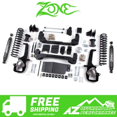 Kit de elevação sistema de suspensão Zone Offroad 6" para 09-11 Dodge Ram 1500 4WD D2N - Imagem 1 de 3