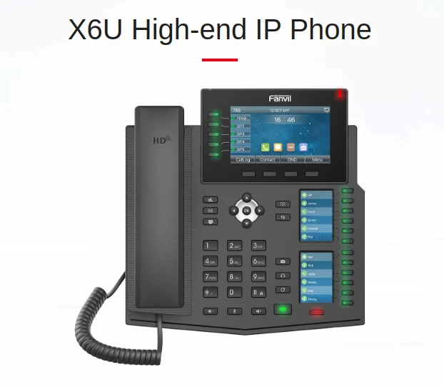 Fanvil X6U  V1 Executive level IP phone - 2 year Warranty - 3CX Certified - Image 1 of 1