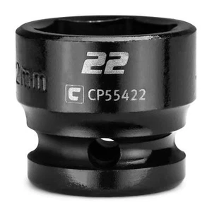 Enchufe de impacto rechoncho de 22 mm, 1/2 pulg. Unidad, 6 puntos, métrica (Cp55422) - Imagen 1 de 7
