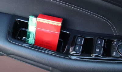 Par de bandejas de almacenamiento con reposabrazos de puerta delantera para Ford Edge 2015-2019 Foto 1 de 3