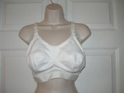 Sujetador de enfermería GODDESS para mujer 40DDD blanco encaje sin alambres ribete de encaje GD2050WH NUEVO CON ETIQUETAS   Foto 1 de 4