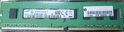 (16 GB  4x4GB) Samsung 4GB PC4-17000 (DDR4-2133) Memory (M378A5143DB0-CPB) - Image 1 of 2