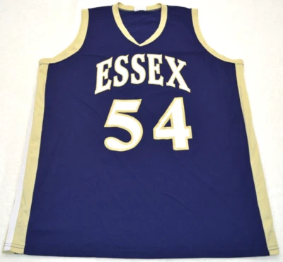Camiseta de baloncesto ESSEX Wilson para mujer #54 talla GRANDE azul tostado blanco sin mangas Foto 1 de 4