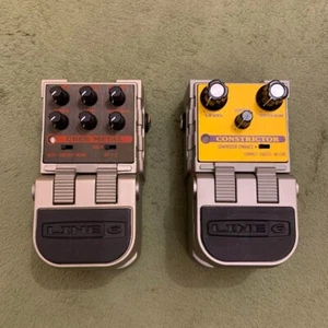 LINE6 Tonecore Constrictor & Uber metal Guitar Effects Pedal set of 2 Used w/Box - Picture 1 of 5