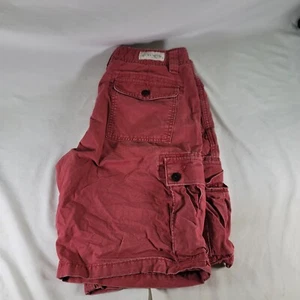 Lucky Brand Shorts Mens 30 Sunwashed Red 9 Inch Inseam Nonstretch - Picture 1 of 10