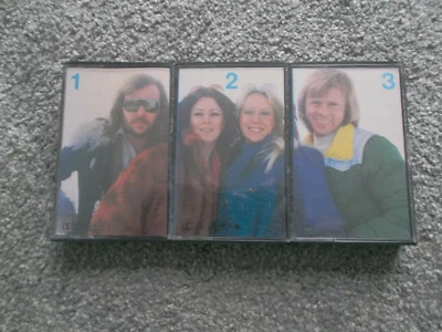 ABBA - THE BEST OF ABBA - Super Rare Music Cassettes - Set of 3 - Image 1 of 4